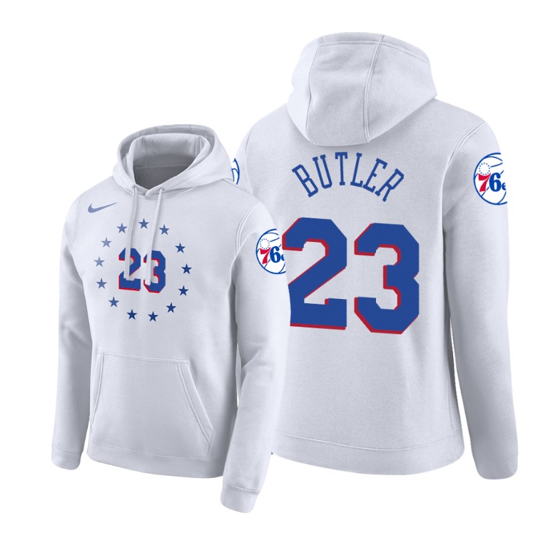 Philadelphia 76ers Jimmy Butler #23 Pullover White earned edition Hoodie Philadelphia 76ers Jimmy Butler #23 Pullover White earned edition Hoodie