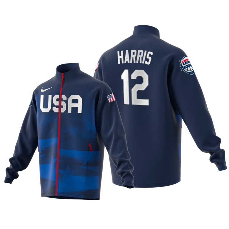 Basketball Brooklyn Nets Joe Harris USA Team Blue Jacket