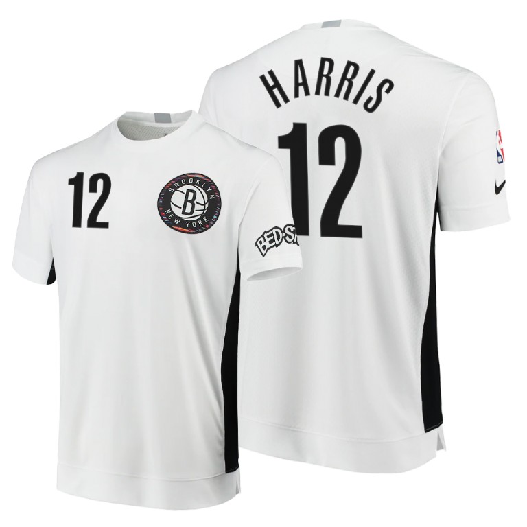 Nets Joe Harris #12 White 2020 City Edition 2.0 T-Shirt Nets Joe Harris #12 White 2020 City Edition 2.0 T-Shirt