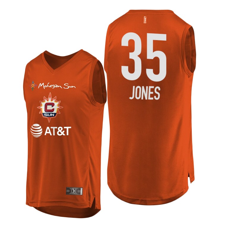 Jonquel Jones WNBA Primary Connecticut Sun 2019 Jersey
