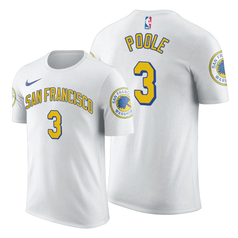 Jordan Poole Golden State Warriors 2019-20 Classic Edition White T-Shirt Jordan Poole Golden State Warriors 2019-20 Classic Edition White T-Shirt