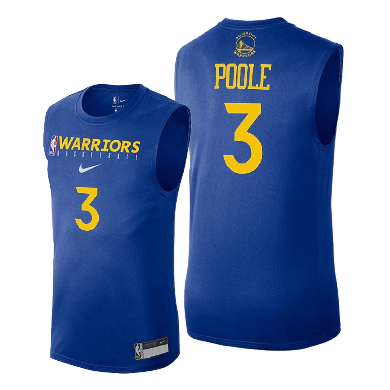 Warriors Jordan Poole #3 2020 Practice Jersey