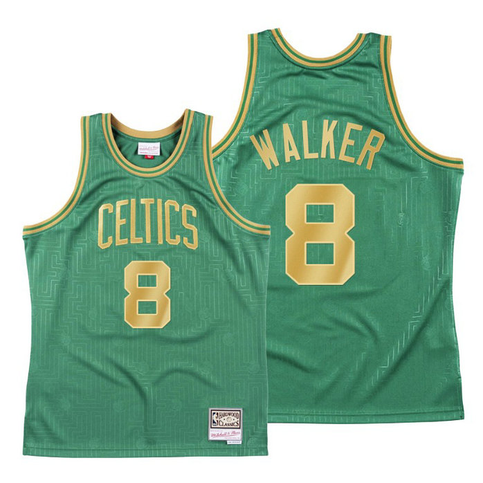 Kemba Walker 2020 CNY Boston Celtics Green Throwback Jersey