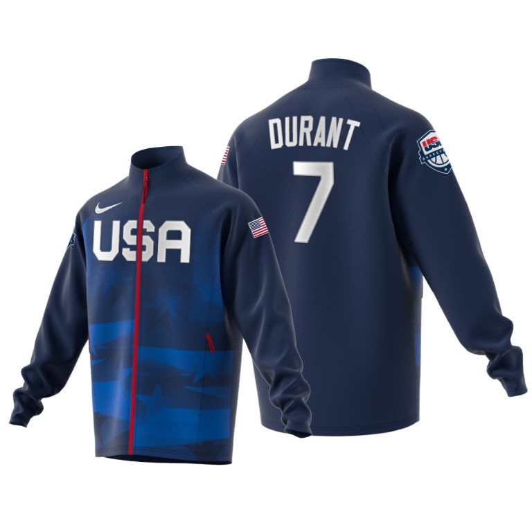 Basketball Brooklyn Nets Kevin Durant USA Team Blue Jacket