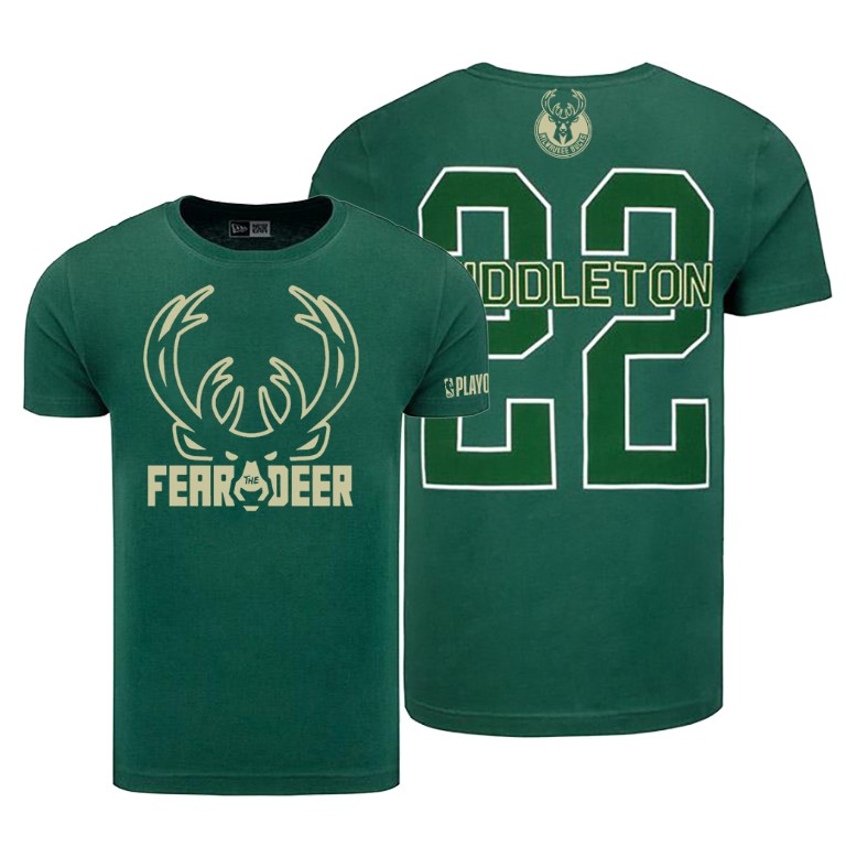 Khris Middleton #22 Bucks 2020 Playoffs Bound ar the Deer T-shirt