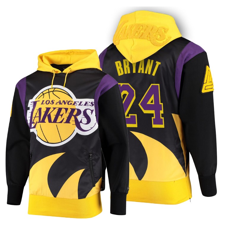 Kobe Bryant Los Angeles Lakers #24 Retro Pyramid Gold Hoodie