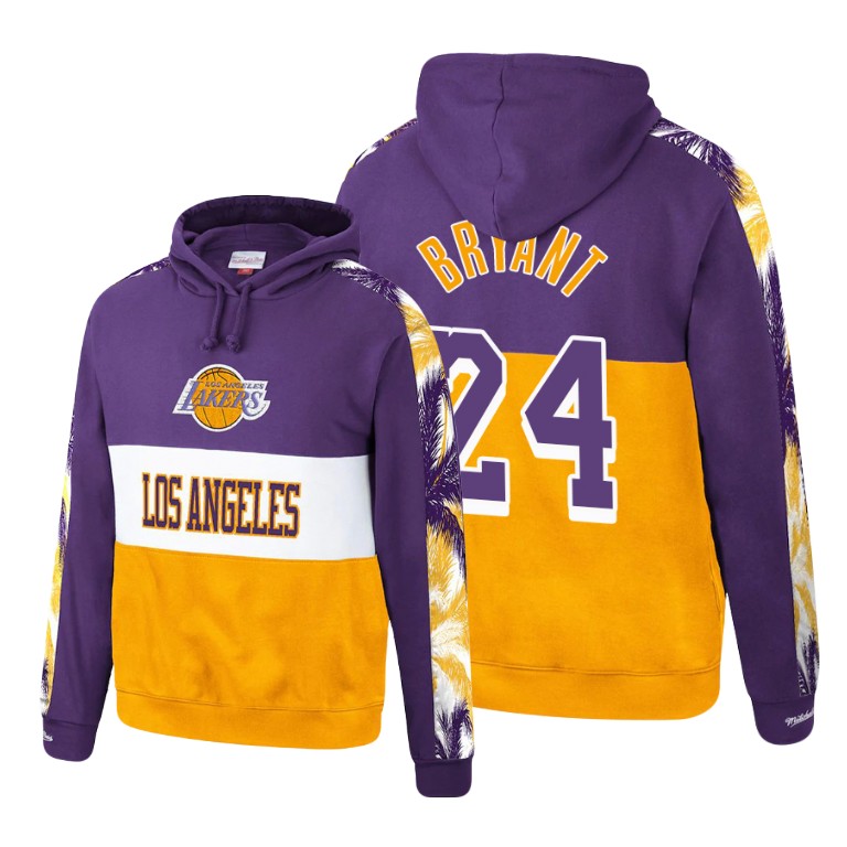 Kobe Bryant Los Angeles Lakers #24 Hardwood Classics Purple Hoodie Kobe Bryant Los Angeles Lakers #24 Hardwood Classics Purple Hoodie