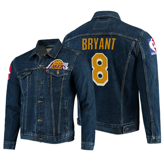 Kobe Bryant Levi's X NBA Lakers Blue Classic Denim Jacket