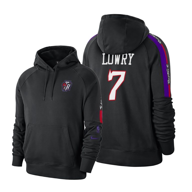 Kyle Lowry Toronto Raptors #7 Primary Black Hoodie Kyle Lowry Toronto Raptors #7 Primary Black Hoodie