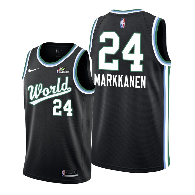 Lauri Markkanen Chicago Bulls #24 Black 2019 Rising Star Team USA Jersey Lauri Markkanen Chicago Bulls #24 Black 2019 Rising Star Team USA Jersey