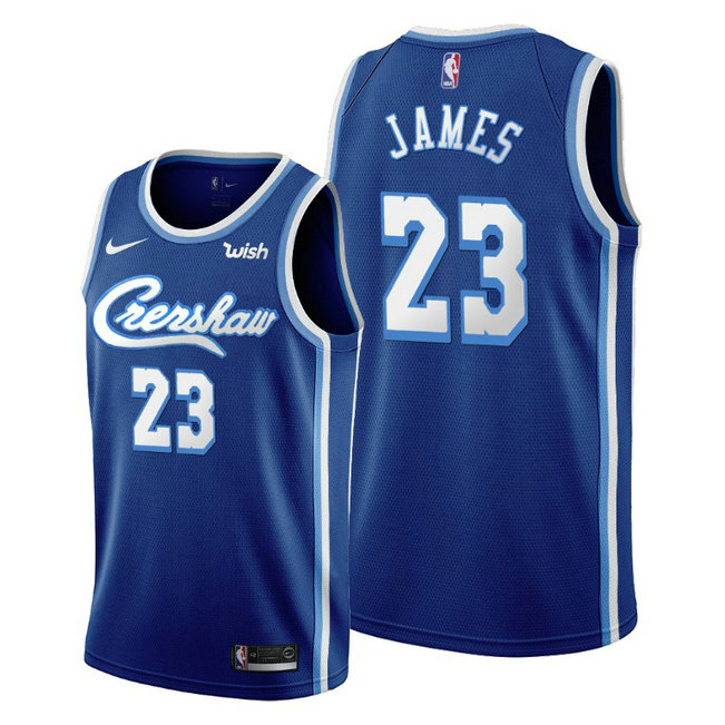 LeBron James Los Angeles Lakers 2019-20 Classic Edition Blue Jersey LeBron James Los Angeles Lakers 2019-20 Classic Edition Blue Jersey