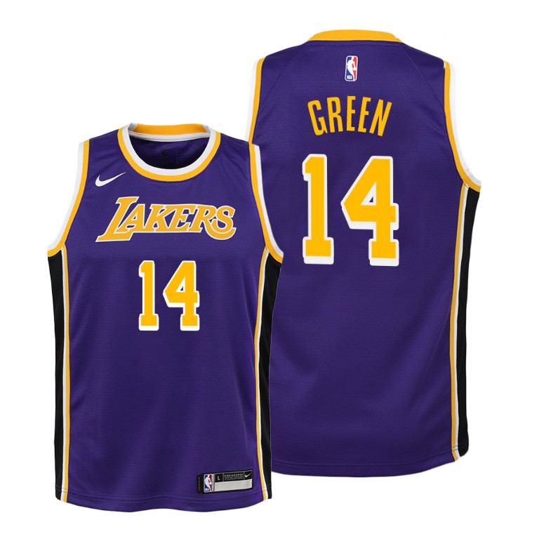YOUTH Los Angeles Lakers 2019-20 Danny Green #14 Statement Purple Jersey