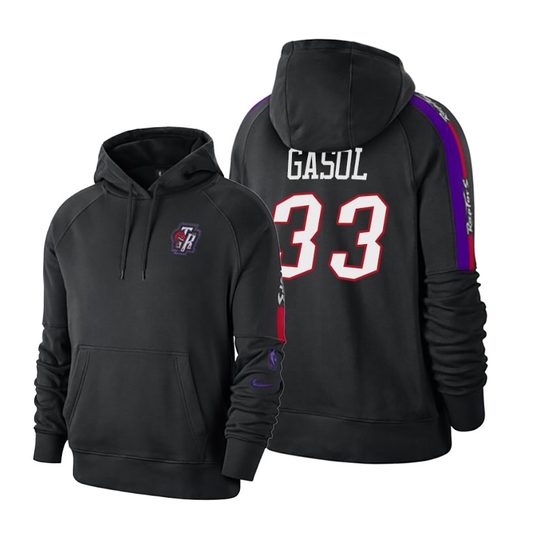 Marc Gasol Toronto Raptors #33 Primary Black Hoodie