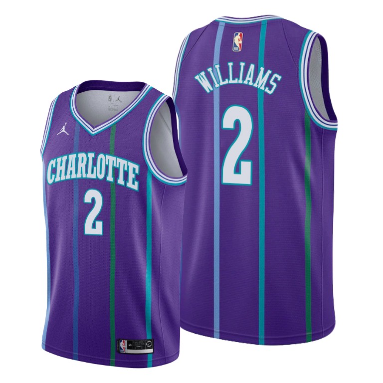 Marvin Williams Charlotte Hornets 2019-20 Classic Purple Jersey Marvin Williams Charlotte Hornets 2019-20 Classic Purple Jersey