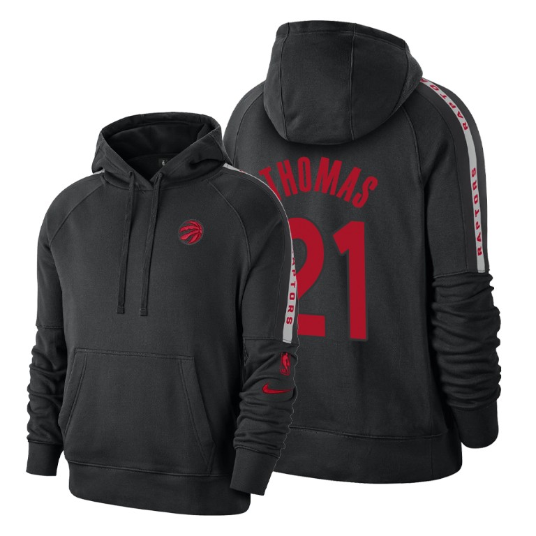 Matt Thomas #21 Toronto Raptors 2019-20 Courtside Black Primary Logo Hoodie Matt Thomas #21 Toronto Raptors 2019-20 Courtside Black Primary Logo Hoodie