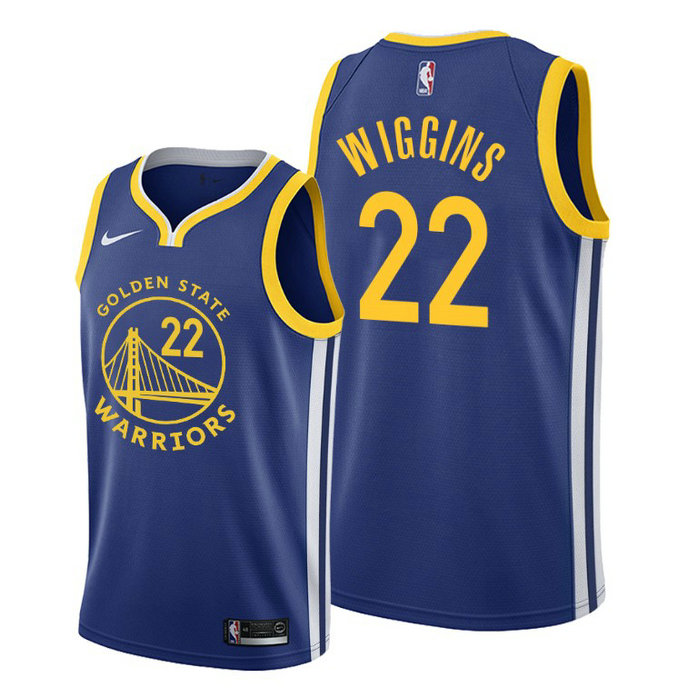 Andrew Wiggins Golden State Warriors #22 2019-20 Icon Royal Jersey