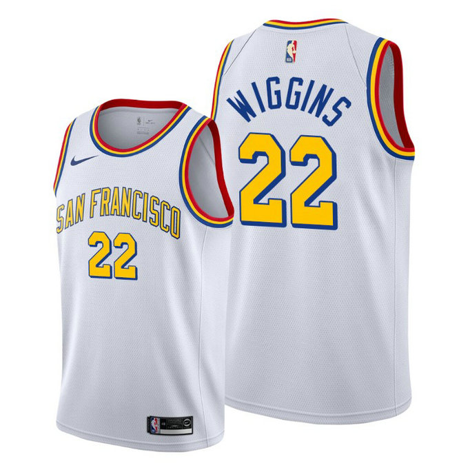 Andrew Wiggins Golden State Warriors #22 2019-20 Classic White Jersey Andrew Wiggins Golden State Warriors #22 2019-20 Classic White Jersey