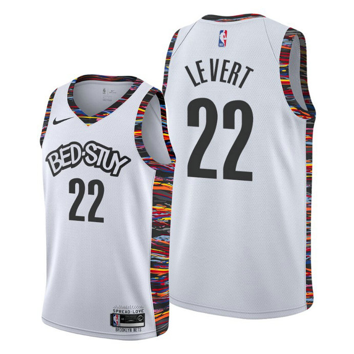 Caris LeVert Brooklyn Nets #22 2019-20 City White Jersey Caris LeVert Brooklyn Nets #22 2019-20 City White Jersey