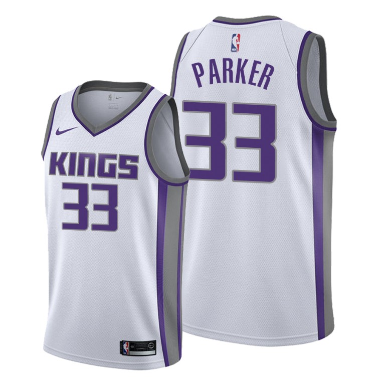 Jabari Parker Sacramento Kings #33 2019-20 Association White Jersey Jabari Parker Sacramento Kings #33 2019-20 Association White Jersey