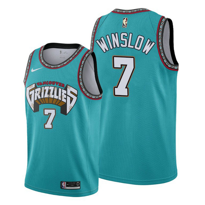 Justise Winslow Memphis Grizzlies #7 2019-20 Classic Teal Jersey