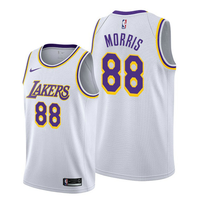 Markieff Morris Los Angeles Lakers #88 2019-20 Association White Jersey