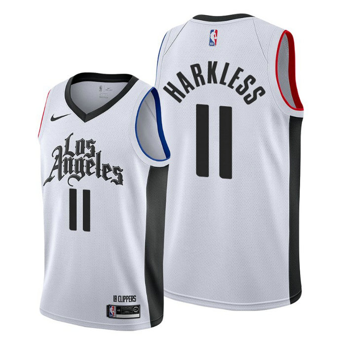 Maurice Harkless Los Angeles Clippers #11 2019-20 Classic White Jersey Maurice Harkless Los Angeles Clippers #11 2019-20 Classic White Jersey