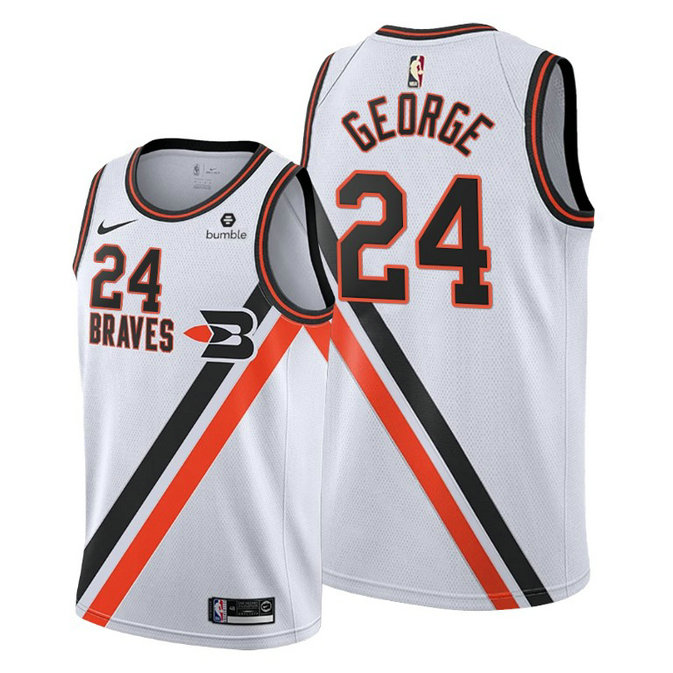 Paul George Los Angeles Clippers #24 2019-20 City White Jersey