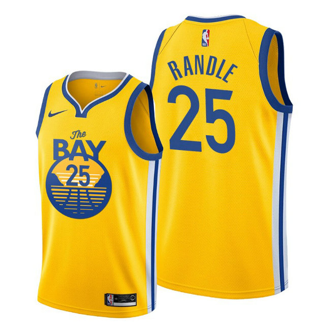 Chasson Randle Golden State Warriors #25 2020 Statement Yellow Jersey Chasson Randle Golden State Warriors #25 2020 Statement Yellow Jersey