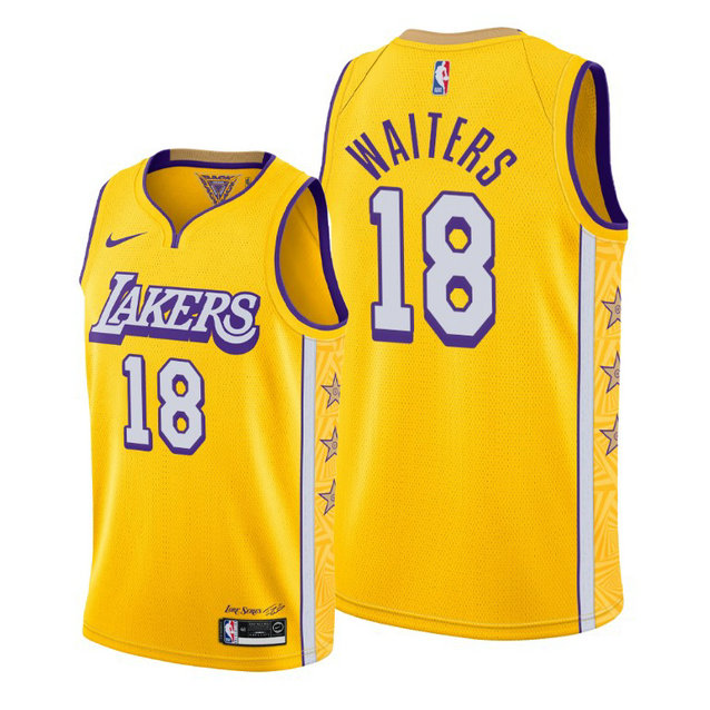 Dion Waiters Los Angeles Lakers #18 2020 City Jersey - Gold