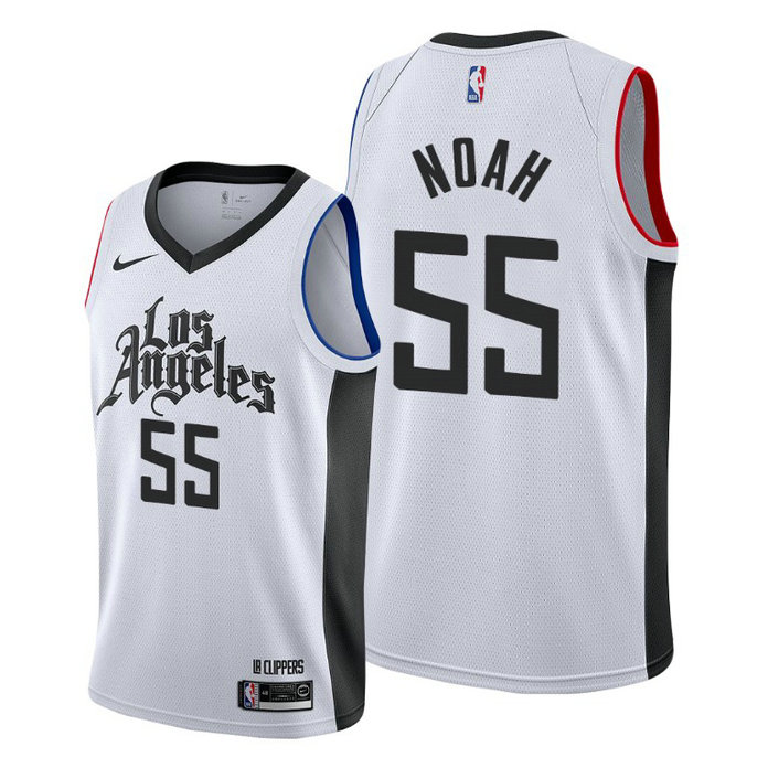 Joakim Noah Los Angeles Clippers #55 2020 Classic White Jersey Joakim Noah Los Angeles Clippers #55 2020 Classic White Jersey