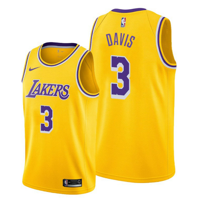 Anthony Davis Los Angeles Lakers #3 2019-20 Icon Jersey