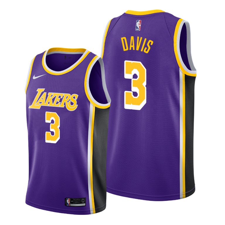 Anthony Davis Los Angeles Lakers #3 2019-20 Statement Jersey