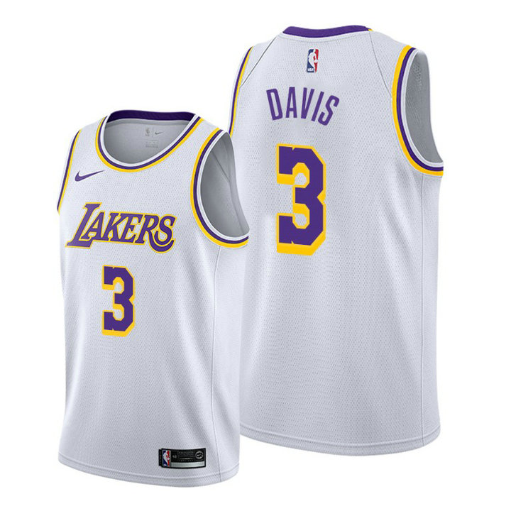 Anthony Davis Los Angeles Lakers #3 2019-20 Association Jersey