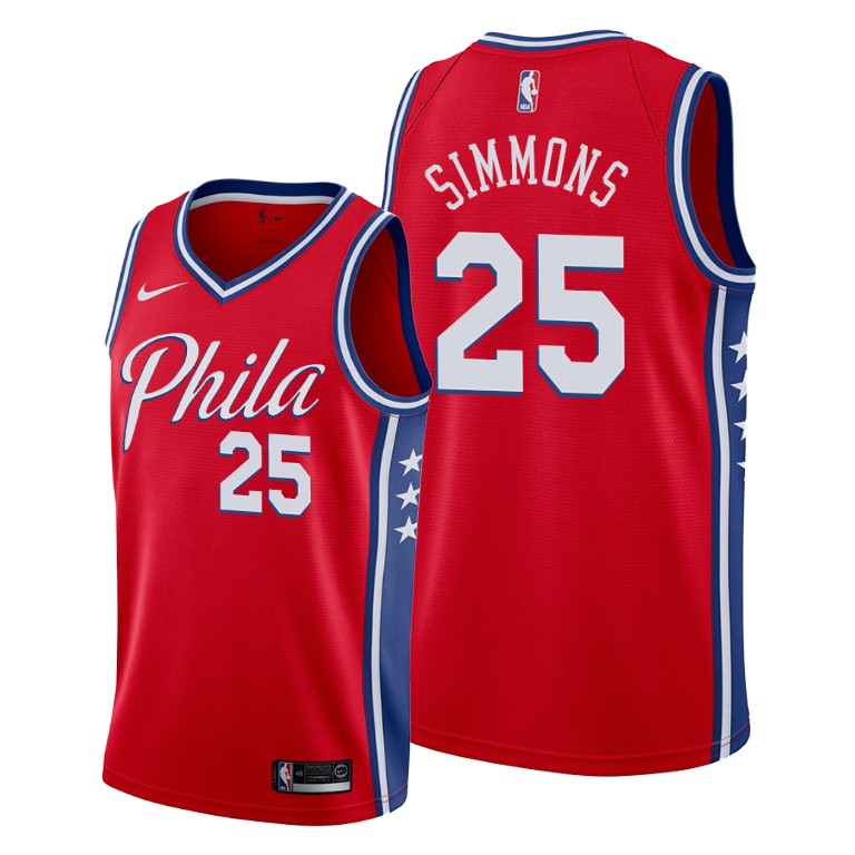 Ben Simmons Philadelphia 76ers #25 2019-20 Statement Edition Jersey