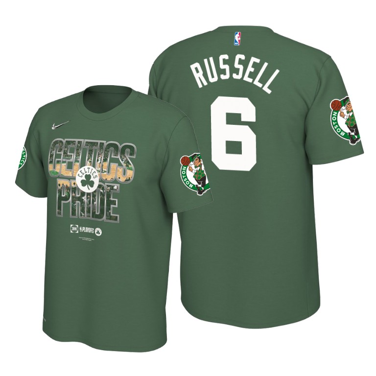 Boston Celtics Bill Russell Green 2019 NBA Playoffs T-Shirt Boston Celtics Bill Russell Green 2019 NBA Playoffs T-Shirt