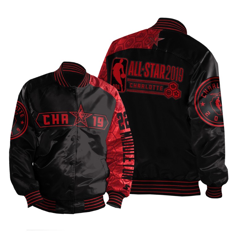 Khris Middleton 2019 All-Star Game Varsity Satin Full-Zip Black #22 Jacket