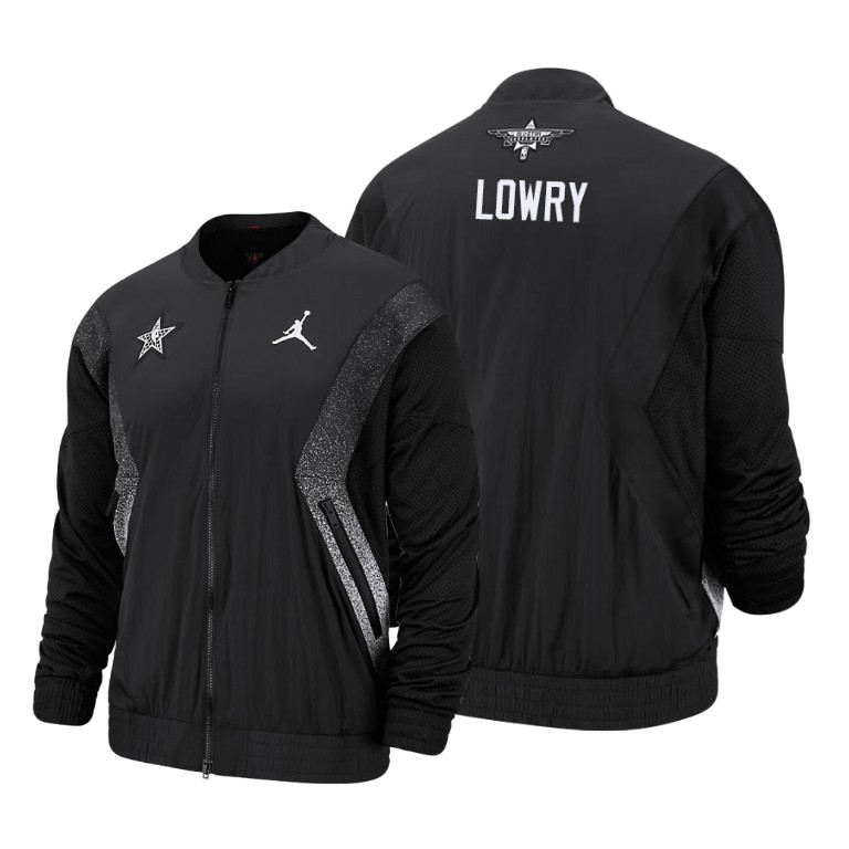 Kyle Lowry 2019 All-Star Game Varsity Satin Full-Zip Black #7 Jacket Kyle Lowry 2019 All-Star Game Varsity Satin Full-Zip Black #7 Jacket