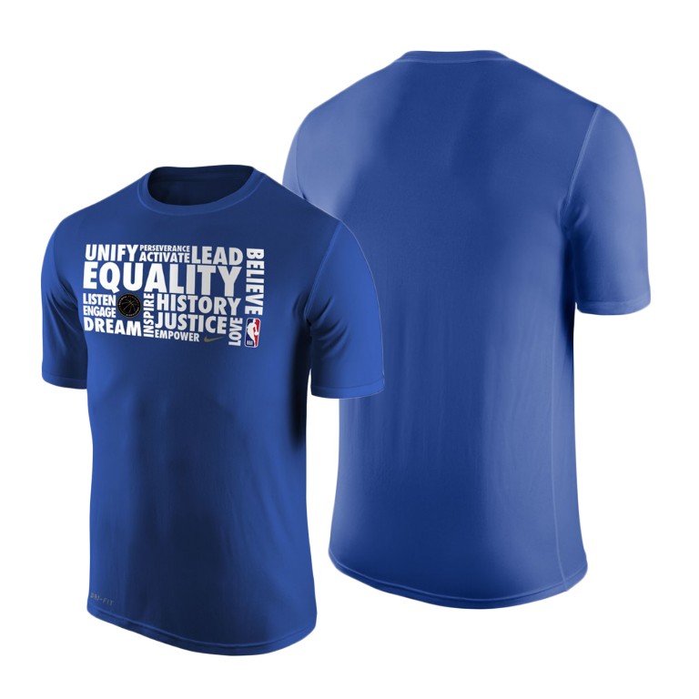 Blue 2019 Black History Month Pregame Legend Performance T-Shirt