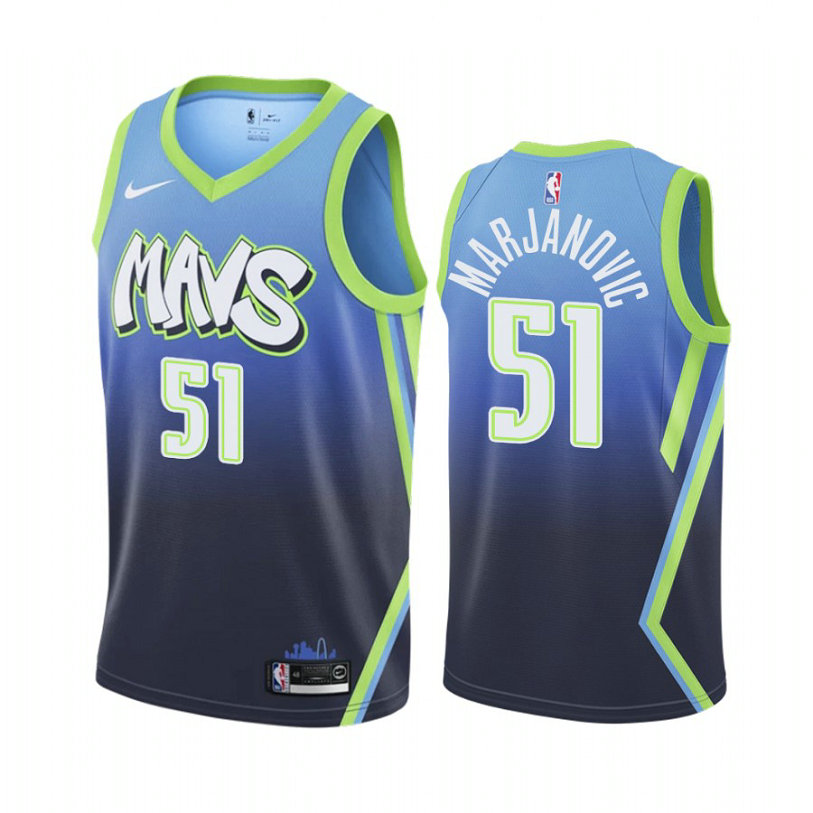 Boban Marjanovic Dallas Mavericks #51 2019-20 City Edition Jersey Boban Marjanovic Dallas Mavericks #51 2019-20 City Edition Jersey