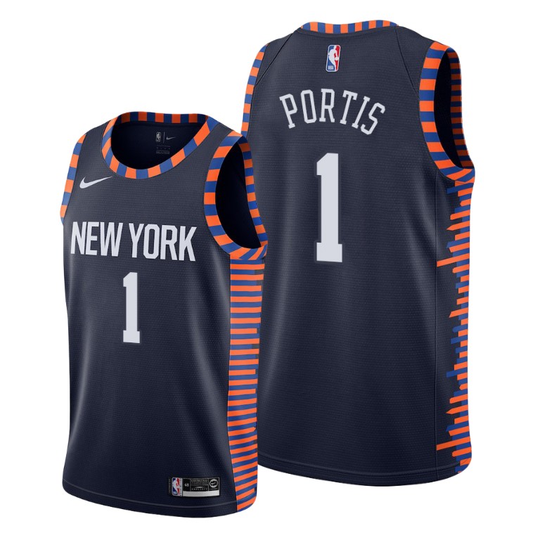 Bobby Portis New York Knicks #1 2019-20 City Jersey Bobby Portis New York Knicks #1 2019-20 City Jersey