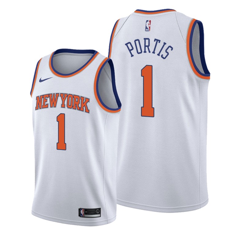 Bobby Portis New York Knicks #1 2019-20 Association Jersey Bobby Portis New York Knicks #1 2019-20 Association Jersey