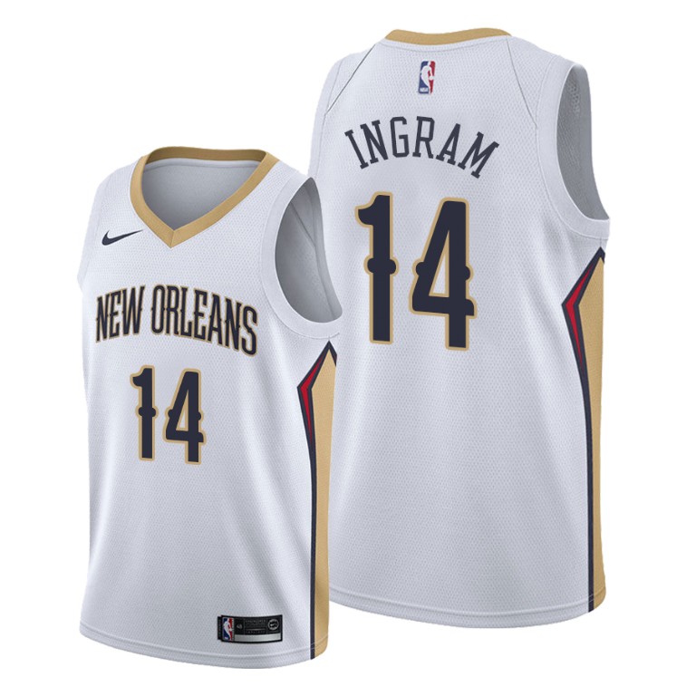 Brandon Ingram New Orleans Pelicans #14 2019-20 Association Jersey Brandon Ingram New Orleans Pelicans #14 2019-20 Association Jersey