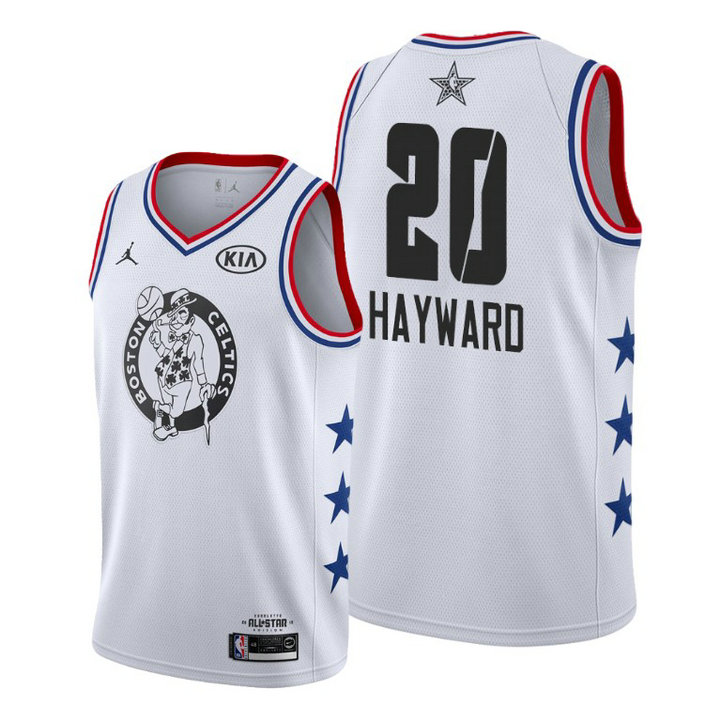 Boston Celtics #20 Gordon Hayward White 2019 All-Star Jersey