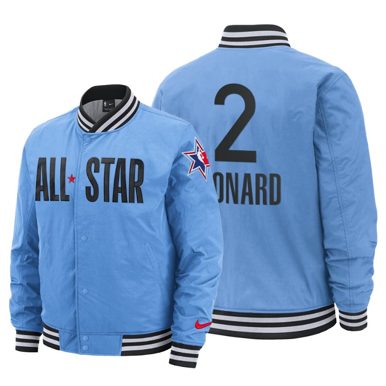 Kawhi Leonard Los Angeles Clippers 2020 NBA All-Star Game Western Conference Courtside Full-Snap Blue #2 Jacket Kawhi Leonard Los Angeles Clippers 2020 NBA All-Star Game Western Conference Courtside Full-Snap Blue #2 Jacket