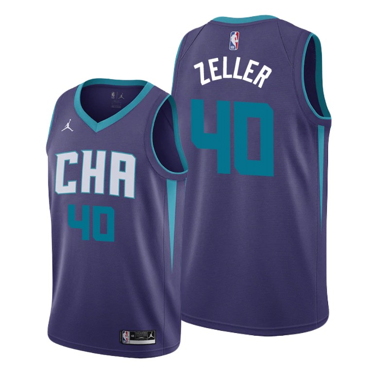 Cody Zeller Charlotte Hornets #40 Purple 2019-20 Statement Edition Jersey Cody Zeller Charlotte Hornets #40 Purple 2019-20 Statement Edition Jersey