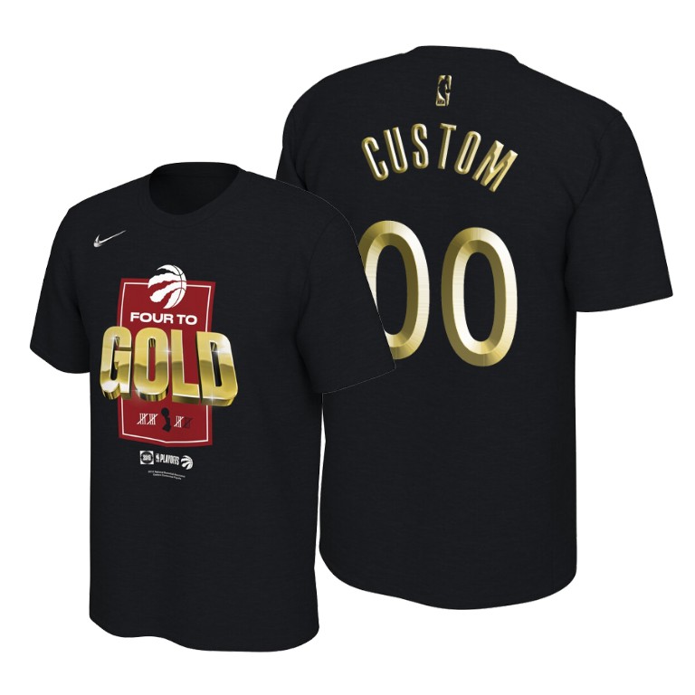 Toronto Raptors Custom Black 2019 NBA Finals Bound Rivalry T-Shirt Toronto Raptors Custom Black 2019 NBA Finals Bound Rivalry T-Shirt