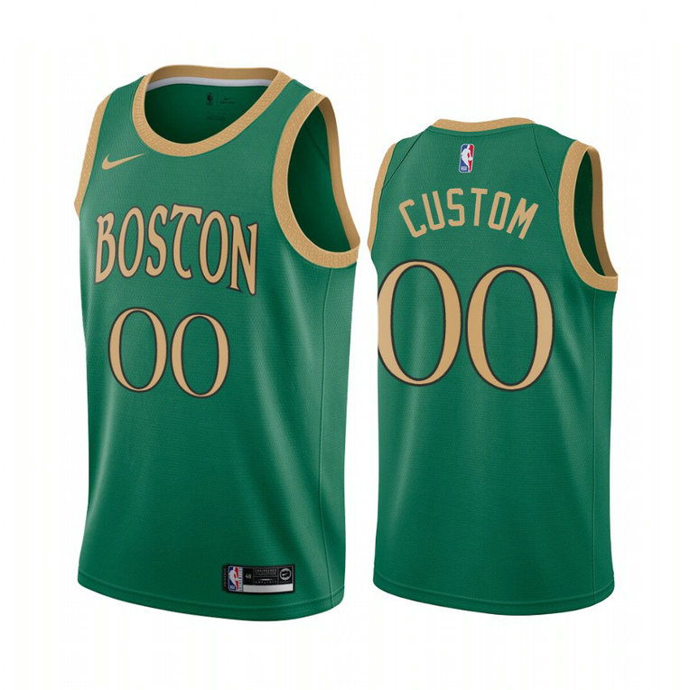 Custom Boston Celtics #00 Green 2019-20 City Jersey Custom Boston Celtics #00 Green 2019-20 City Jersey