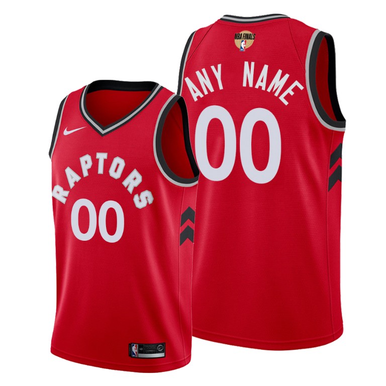 Toronto Raptors Custom Red 2019 NBA Finals Icon Jersey Toronto Raptors Custom Red 2019 NBA Finals Icon Jersey