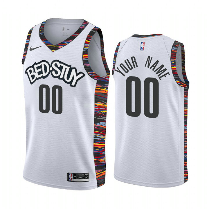 Custom Brooklyn Nets #00 2019-20 City Jersey Custom Brooklyn Nets #00 2019-20 City Jersey