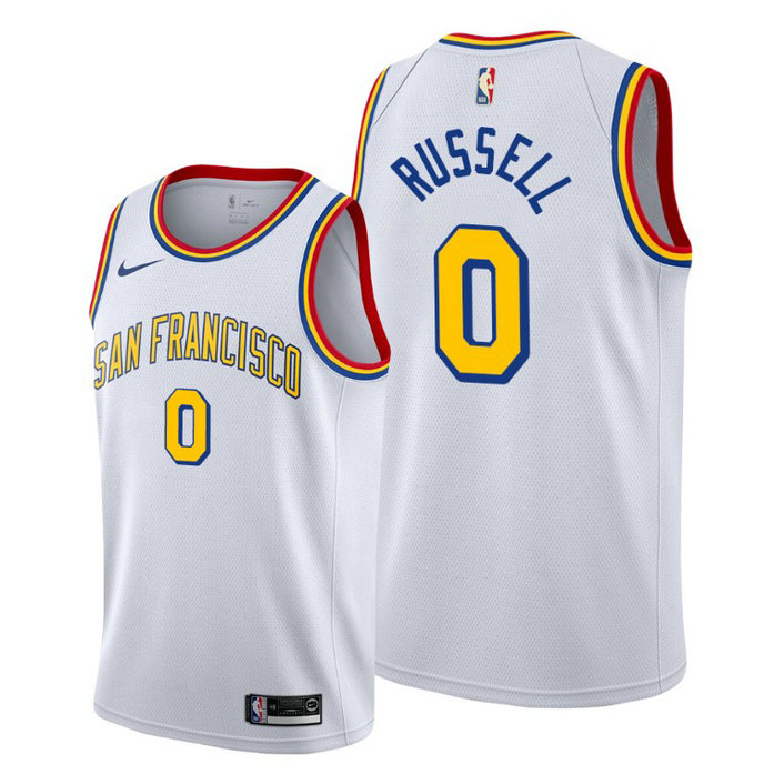 D'Angelo Russell Golden State Warriors #0 2019-20 Classic Edition Jersey